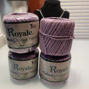 Lot of Royale Cotton Crochet Thread